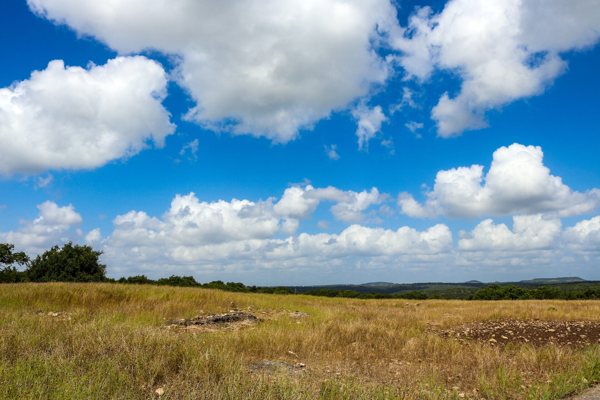 Texas landscape view near San Antonio.