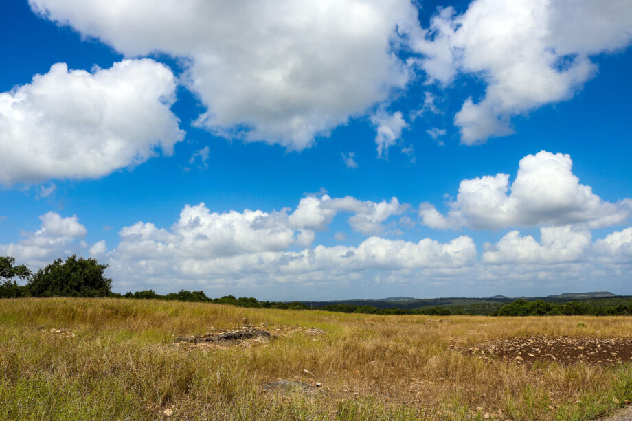 Texas landscape view near San Antonio.